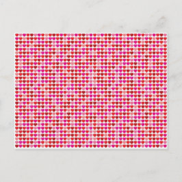 Herzen der Liebe Postkarte