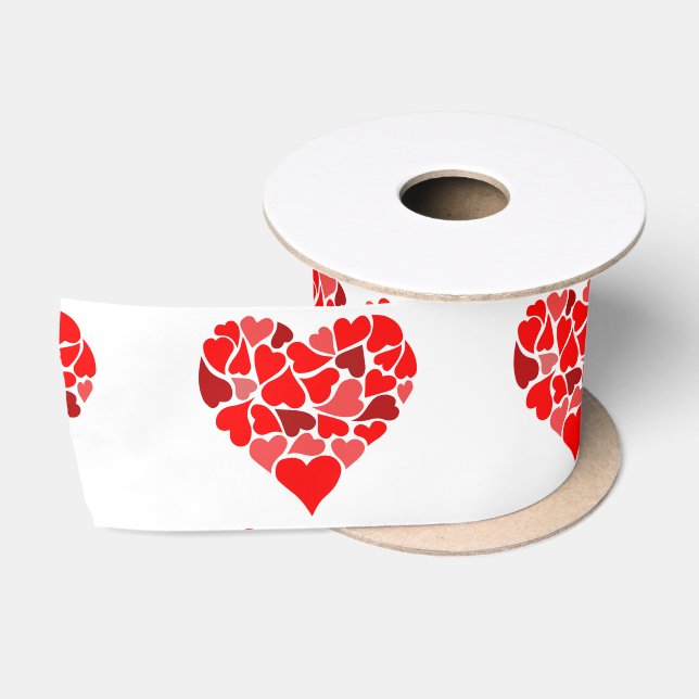 Herzen der Liebe Satinband (Spule)