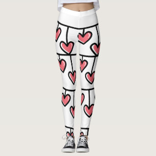 Herzen der Liebe Valentinstag Leggings
