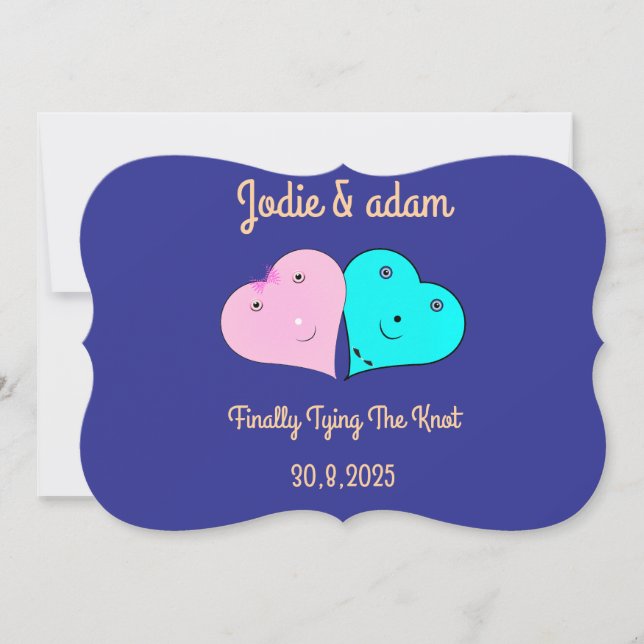 HERZEN EINLADUNG (Vorderseite)