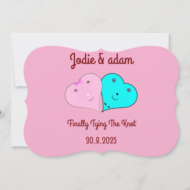 HERZEN EINLADUNG (Vorderseite)