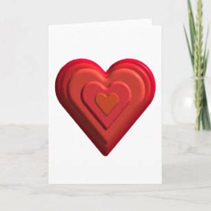 Herzen Feiertagskarte