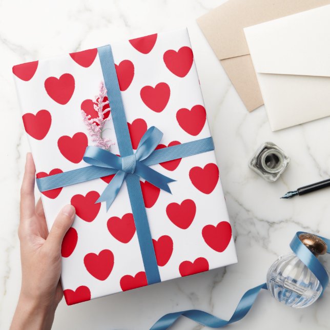 Herzen Geschenkpapier (Schenken)