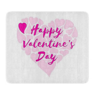 HERZEN "HAPPY VALENTINE S DAY" SCHNEIDEBRETT