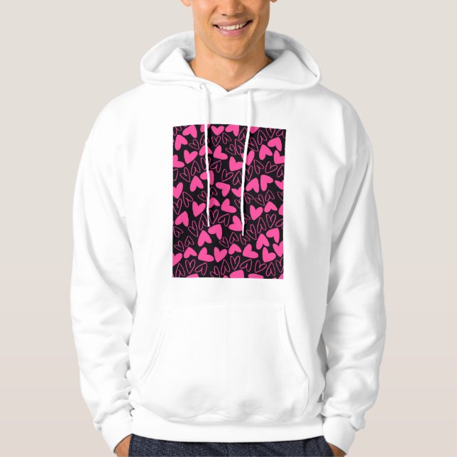 Herzen Hoodie (Vorderseite)
