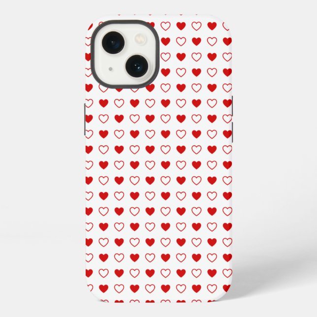 Herzen iPhone Hülle (Rückseite)