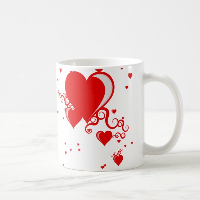 herzen kaffeetasse (Rechts)