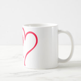 Herzen Kaffeetasse
