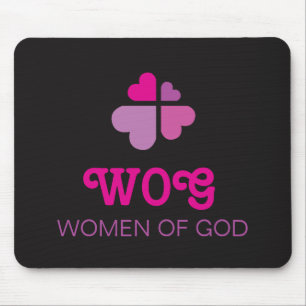 Herzen Kreuz Mousepad