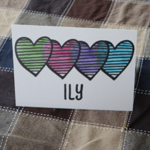 Herzen Liebhaber süße retro Valentinstag Karte