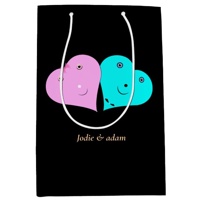 HERZEN MITTLERE GESCHENKTÜTE (Vorderseite)