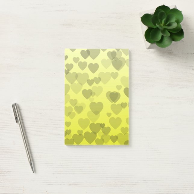 Herzen Muster 22 Post-it Klebezettel (Büro)