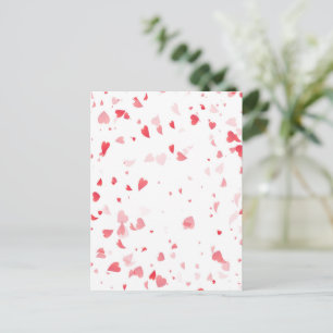 Herzen Muster 33 Feiertagspostkarte