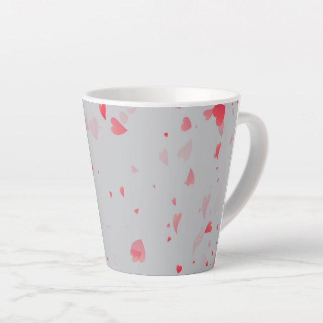 Herzen Muster 37 Milchtasse (Rechte Ecke)