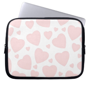 Herzen Pale Pinkcute Laptopschutzhülle