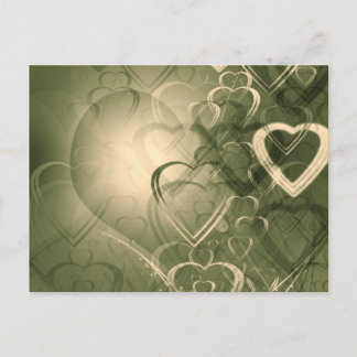 Herzen Postkarte