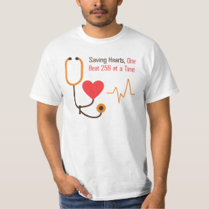 Herzen retten, ein Schlag auf einmal – Stolz Elter T-Shirt