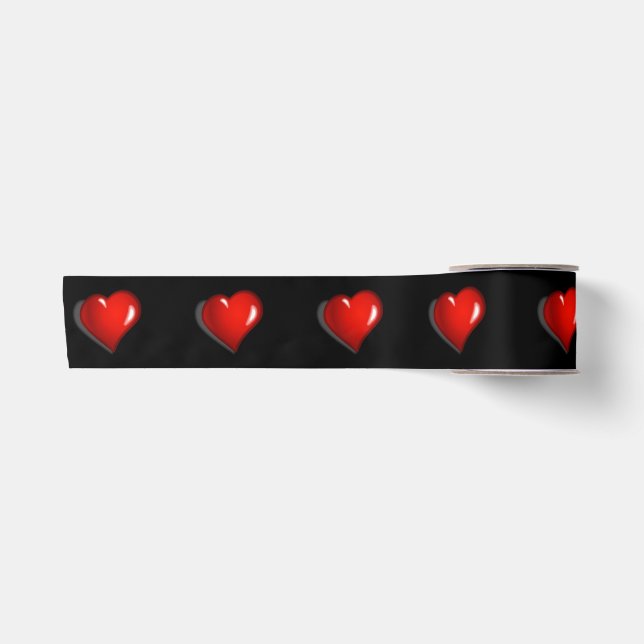 Herzen Satinband (Vorderseite)