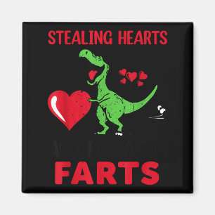 Herzen stehlen und Furze knallen T Rex Süßer Klein Magnet