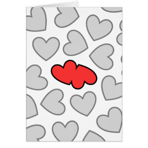 Herzen stoßen zusammen