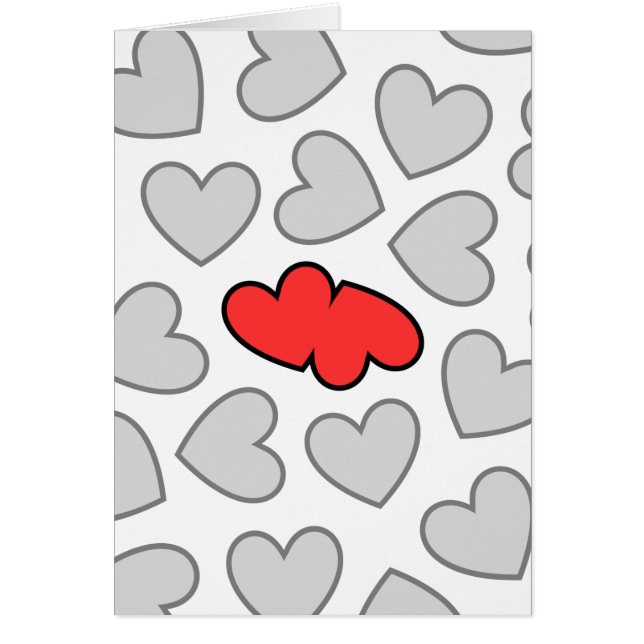 Herzen stoßen zusammen (Vorne)