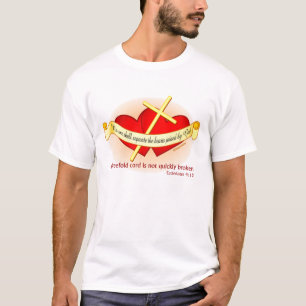 Herzen verbunden von der Liebe des Gottes T-Shirt