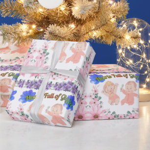 Herzen voller Kichern Geschenkpapier