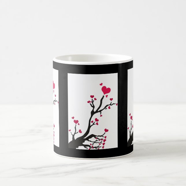 herzengeblasen kaffeetasse (Mittel)