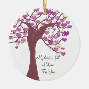 Herzensbaum Keramikornament