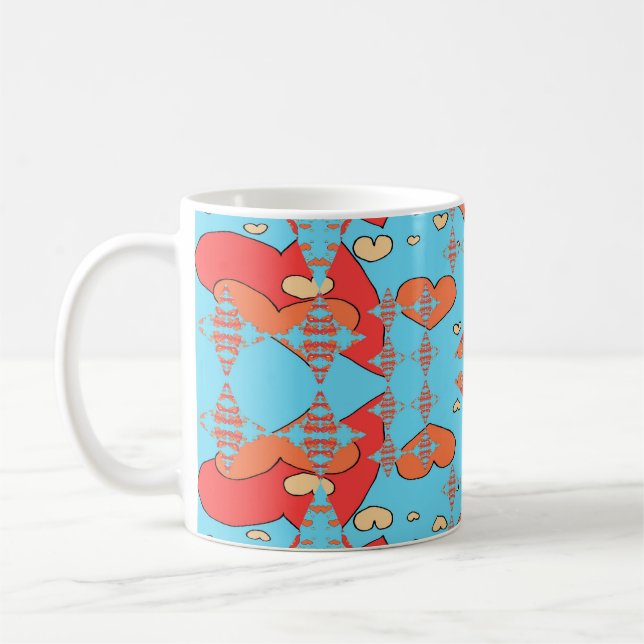 Herzensfunken Kaffeetasse (Links)
