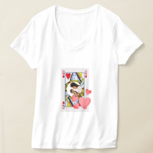 Herzenskönigin Foto-Shirt - Valentinsgeschenk-T-Sh T-Shirt