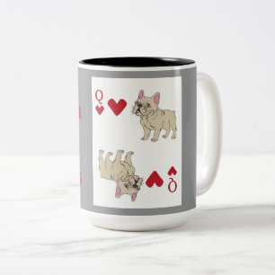 Herzenskönigin Zweifarbige Tasse