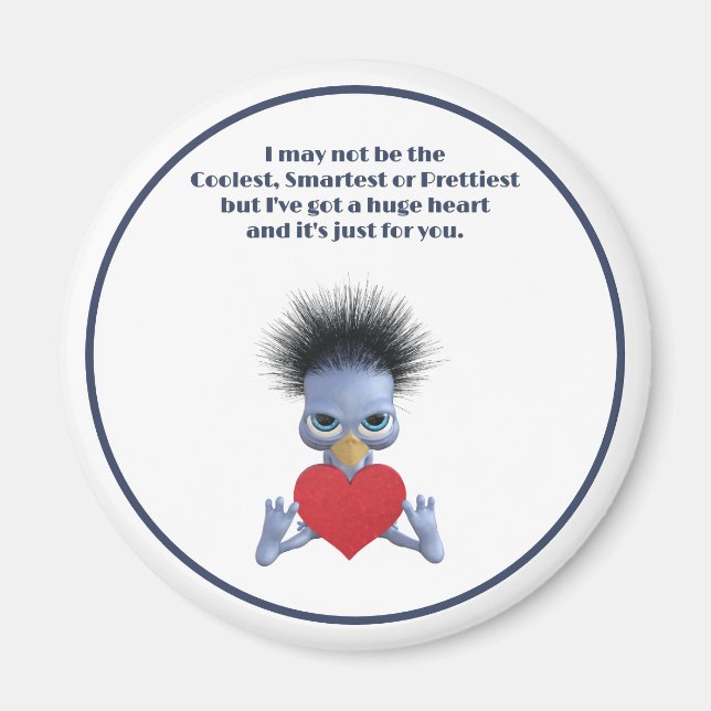 Herzenslust für Sie - Valentinstag Magnet (Vorne)