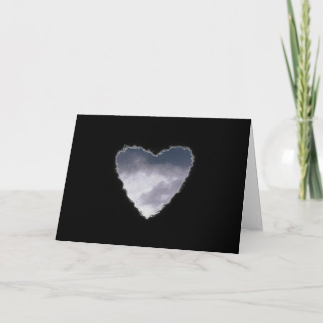 Herzenslust - Valentine-Liebe Feiertagskarte (Vorderseite)