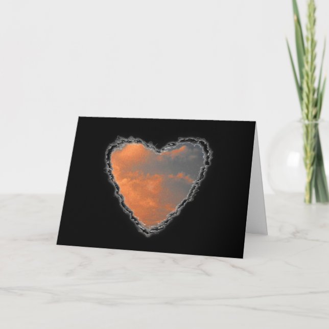 Herzenslust - Valentine-Liebe Feiertagskarte (Vorderseite)