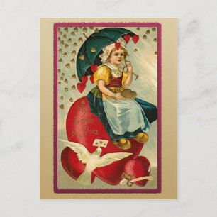 Herzensregen Postkarte