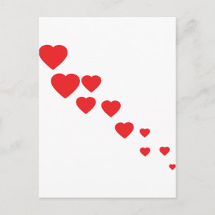 Herzenssymbol Postkarte