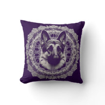 Herzenswärme im Design Schäferhund und Gedicht
