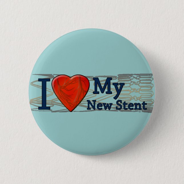 HerzErholungs-Geschenke| Stent-T - Shirts Button (Vorderseite)