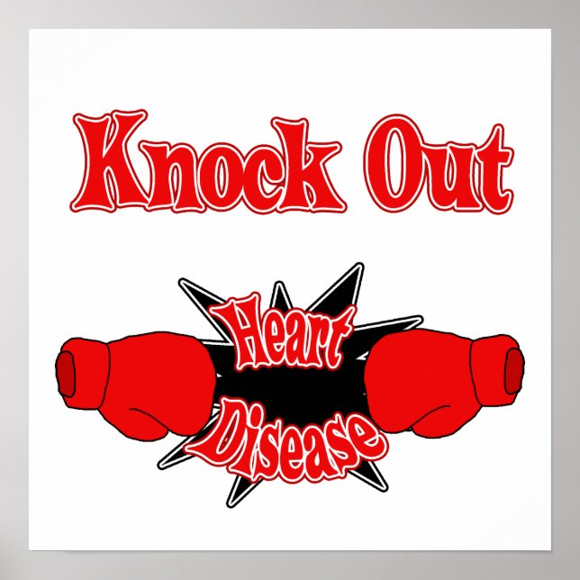Herzerkrankung Poster (Vorne)