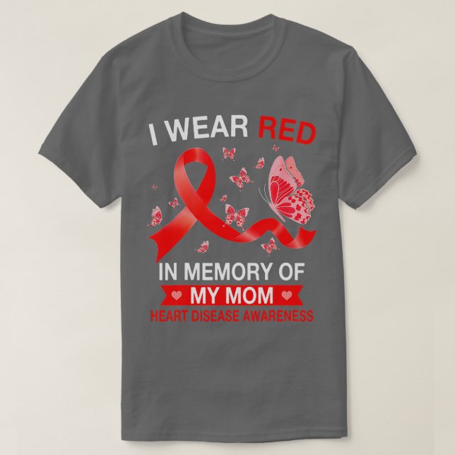 Herzerkrankungen Bewusstsein, ich trage Red Butter T-Shirt (Design vorne)