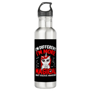 Herzerkrankungen Sensibilisierung für Unicorn Edelstahlflasche