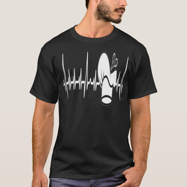 Herzerpuls von Piraten aaaa T-Shirt (Vorderseite)