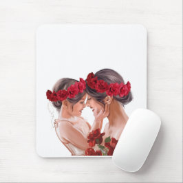 Herzerwärmendes persönliches Blumengeschenk Mousepad