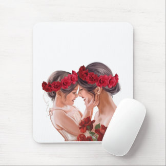 Herzerwärmendes persönliches Blumengeschenk Mousepad