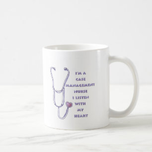 Herzfall-Manager-Krankenschwester Kaffeetasse