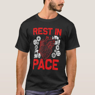 Herzfleckchen Herztransplantation Survivor Offenes T-Shirt