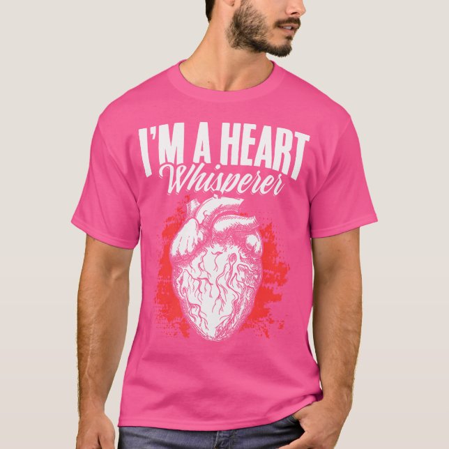 Herzflüster Herzkranzdoktor Kardiologe T-Shirt (Vorderseite)