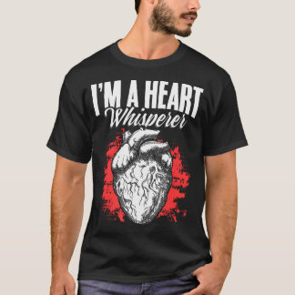 Herzflüsterer Kardiologe Herzarzt Kardiologe T-Shirt