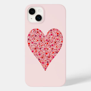 Herzform Crimson Polka Dots on Pink title_seo2